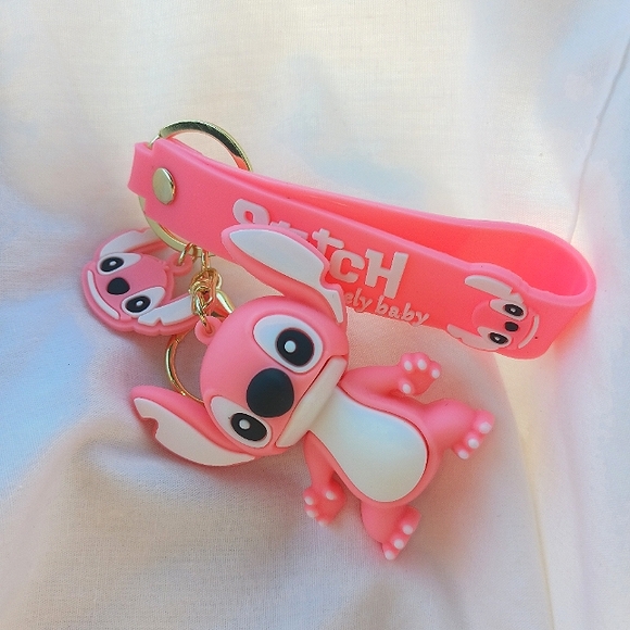 Pink Stitch Keychain - Picture 3 of 7